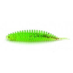 Рыбацкая приманка силиконовая, Taipan Maggot, 1,7 дюйма, 20шт/уп, цвет №08 Green neon